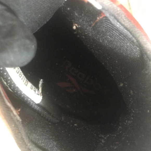 Mens Reebok The Answer DMX 10 Red/White/Pure Silver 2013 Shoes Sneakers Size 12 - Picture 5 of 5